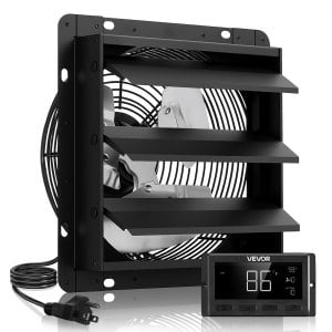 VEVOR 12" Shutter Exhaust Fan 1500 CFM