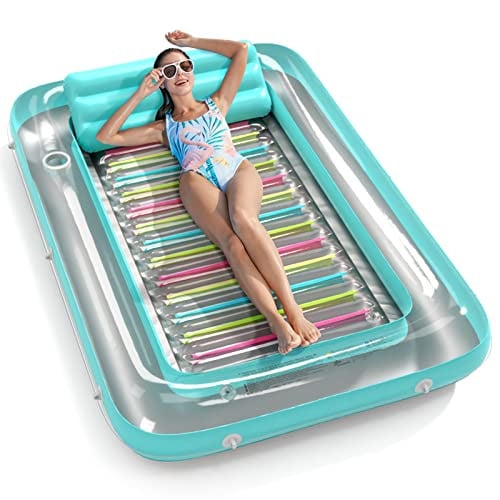 4 in 1 Inflatable Tanning Pool Lounger Float