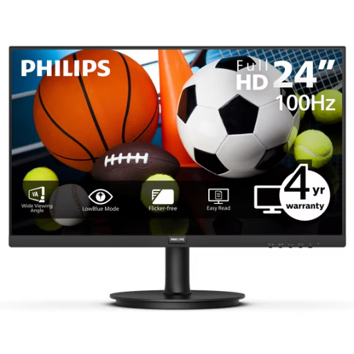 PHILIPS 24" 100Hz Frameless Monitor (1920 x 1080)