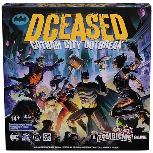 Spin Master Games DCeased Gotham City Zombicide Outbreak Strategy Board Game