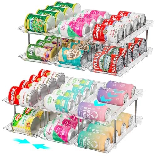 oylik Can Organizer for Pantry, 4 Tiers (up to 48 Cans) Deal