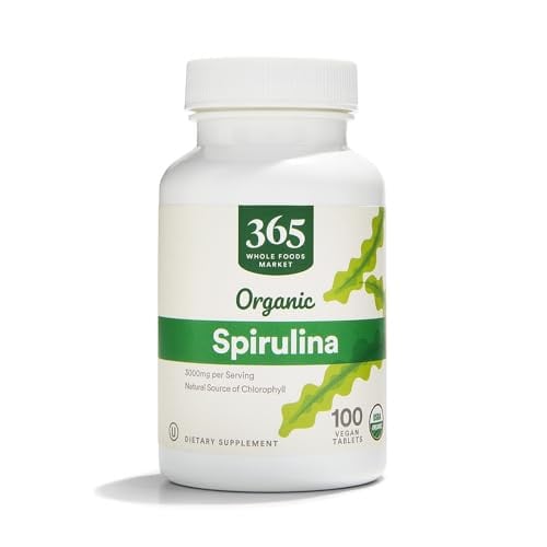 365 by Whole Foods Market Spirulina 500mg 100 Count Deal