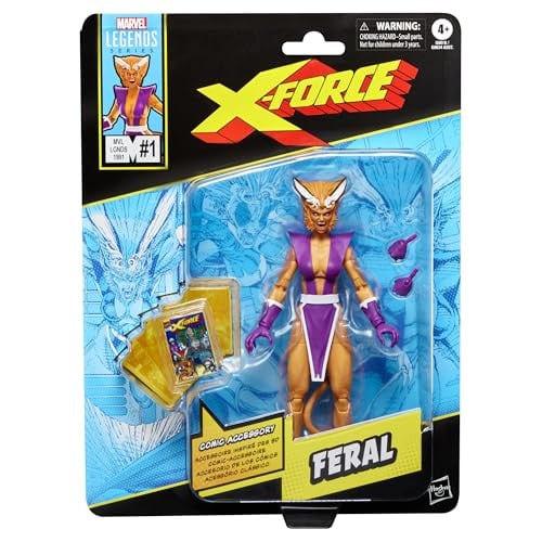 Marvel Legends Series: Feral Action Figure w/ Mini Comic (X-Force #1, 1991) Deal