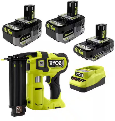 Home Depot Home Pick: RYOBI ONE+ 18V HP Brushless Brad Naile deal at Home Depot