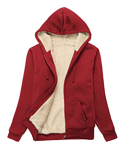 SWISSWELL Hoodies for Women Winter Fleece Sweatshirt Sherpa Lined Jacket Deal