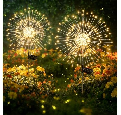 SEEWELUMI Solar Garden Outdoor Lights Deal
