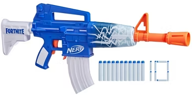 NERF Fortnite Blue Shock Dart Blaster