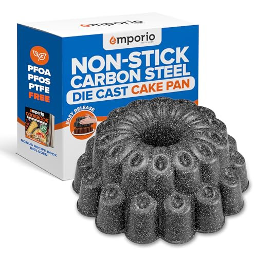 Two-Layered Nonstick Aluminum Fluted Cake Pan