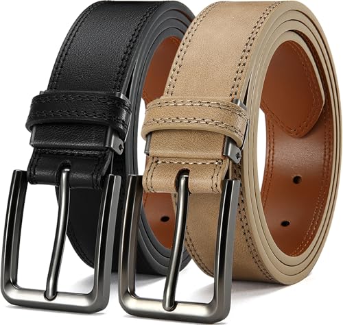 DOOPAI Men's Leather Ratchet Belt