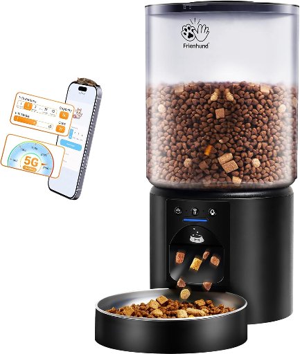 Frienhund 5L Automatic Cat Feeder with Sealed Outlet