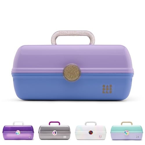 Caboodles On-The-Go Girl Makeup Box, Two-Tone Lavender on Blue Deal