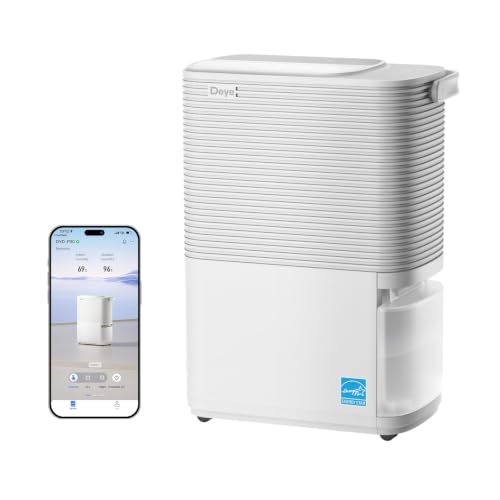 Deye 75 Pint ENERGY STAR Smart Large Room Dehumidifier Deal