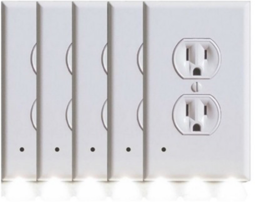 5-Pack Outlet Cover with Built-in LED Light Deal