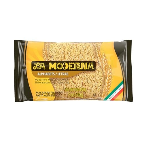 LA MODERNA Alphabet Letras Pasta 7-Ounce