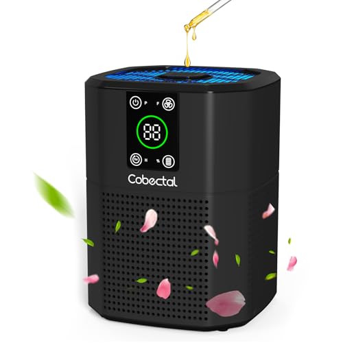Cobectal 450-Sq Ft. Air Purifier w/ H13 True HEPA 3-in-1 Filter