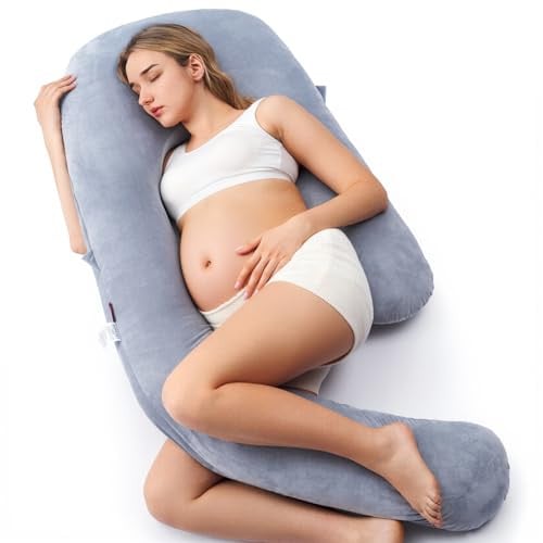 (Prime Deal) Momcozy Dreamlign U Pro Pregnancy Pillow 50-72 inch