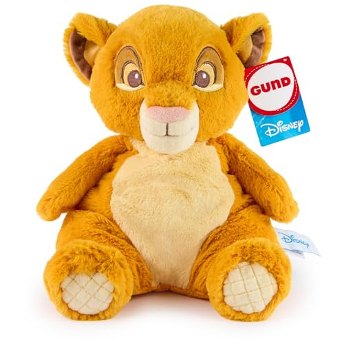 GUND Disney Official Simba Oh So Snuggly Plush 12.5"