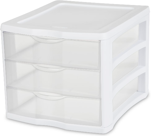 Sterilite 3 Drawer Unit Countertop and Desktop Organizer Deal