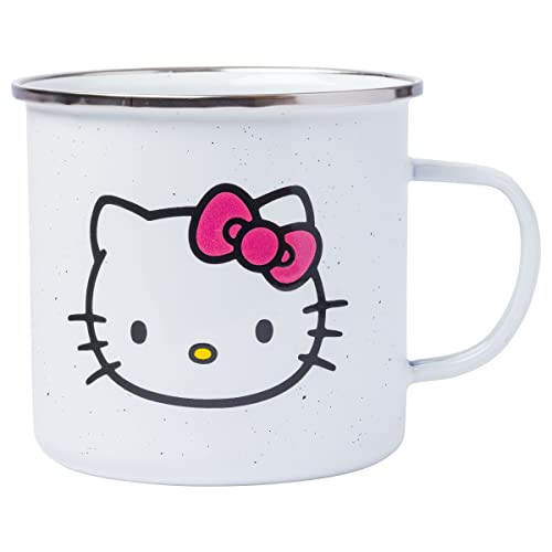 Sanrio Hello Kitty Enamel Camper Coffee Mug 21 Ounces