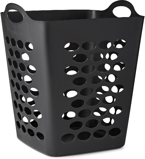 Mainstays Flex Square Laundry Hamper, Black Deal