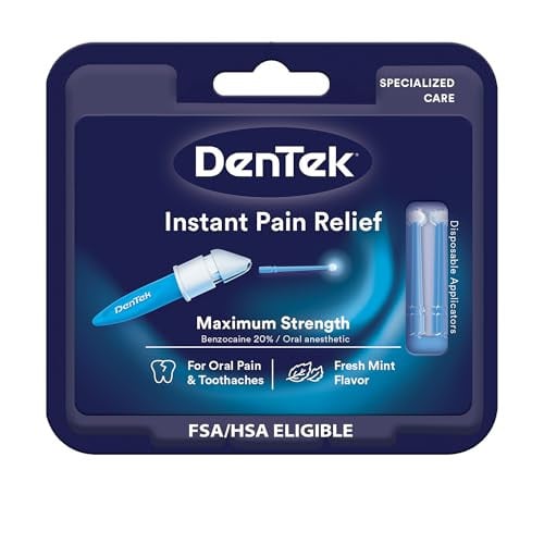 DenTek Instant Oral Pain Relief with Benzocaine 30-Count