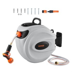 VEVOR Retractable Hose Reel 65 ft x 5/8 inch Deal