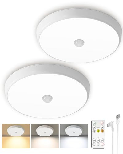 10000mAh Motion Sensor Dimmable Light 2-Pack