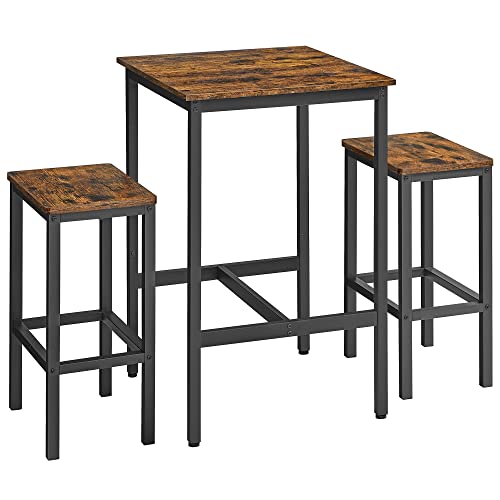 VASAGLE Bar Table and Chairs Set for 2 Deal