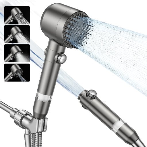 JOMST Filtered Shower Head with 4 Spray Modes Deal