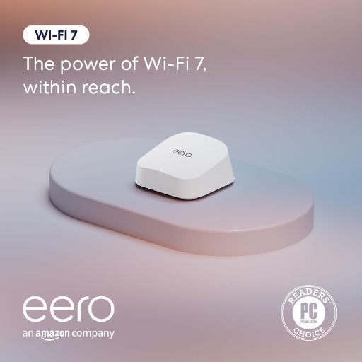 Amazon eero 7 Dual-Band Mesh Wi-Fi 7 Router 1-Pack