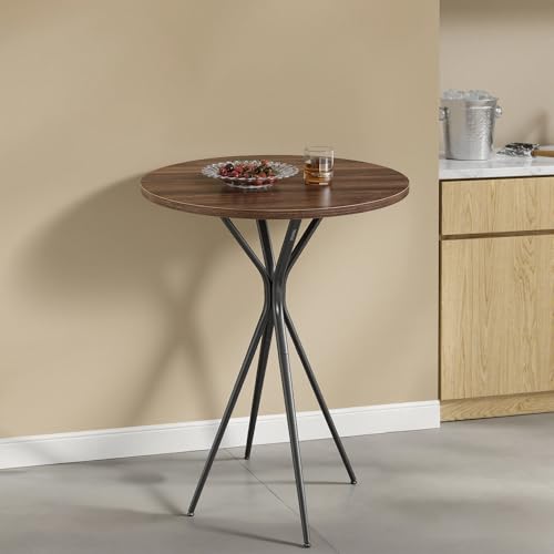 VASAGLE Round Cocktail High Top Pub Bistro Table Deal