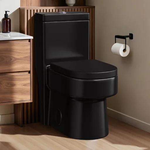 BCANHOME Compact One Piece Toilet 1.2/1.8 GPF Dual Flush Deal