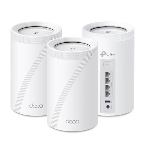 TP-Link Deco BE63 Tri-Band WiFi 7 BE10000 Whole Home Mesh System 6-Stream