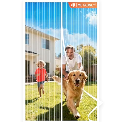 METAONLY 38" x 82" Magnetic Screen Door Mesh Deal