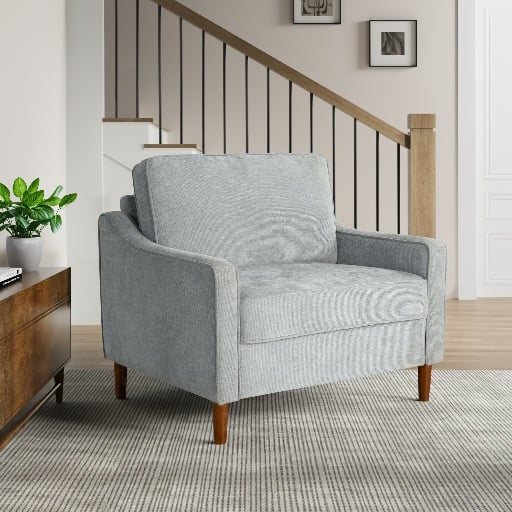 Studio Living Sanborn Modern Arm Chair (Light Gray or Gray)