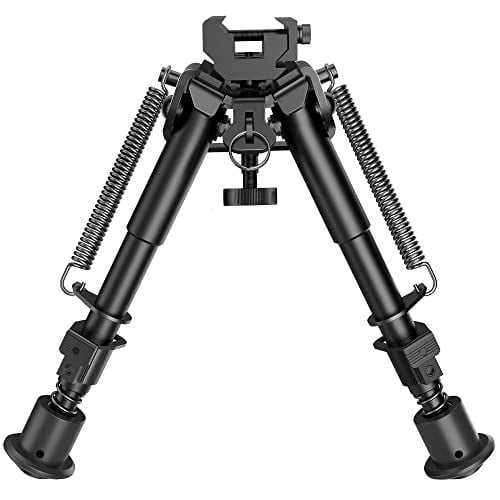 CVLIFE 6-9" Adjustable Picatinny Bipod w/ Spring Return & Adapter