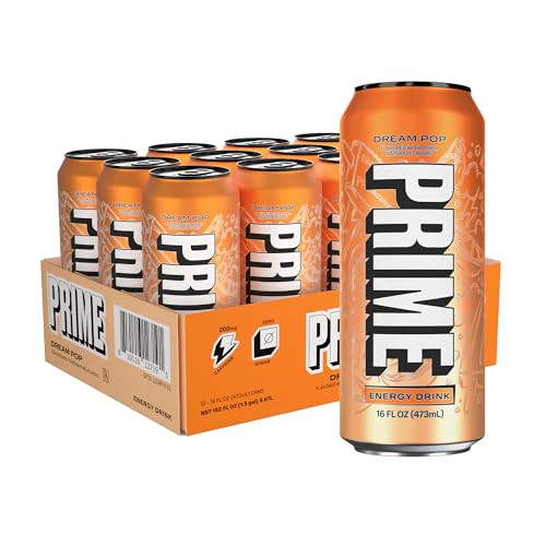 12-Pack 16-Oz Prime Energy, Zero Sugar Energy Drink (Dream Pop)