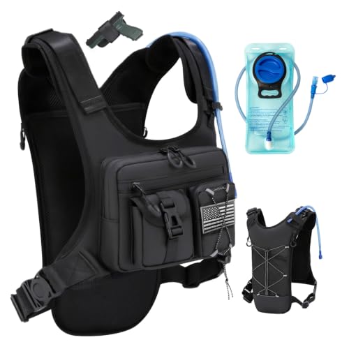 Criuage USA Patent Running Hydration Vest Backpack with 2.0L Water Bladder Bag Deal