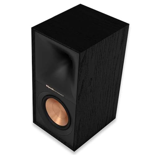 Klipsch Reference Next-Generation R-50M Horn-Loaded Bookshelf Speakers with 5.25” Spun-Copper Woofers