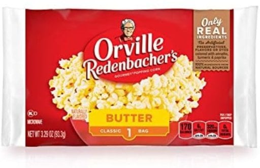 Orville Redenbacher's Butter Popcorn 3.29 Ounce Classic Bag Deal