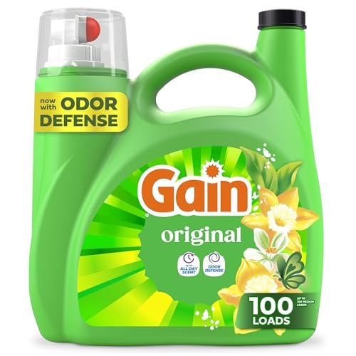 4 x 154-Oz Gain + Aroma Boost Liquid Laundry Detergent (Original Scent)