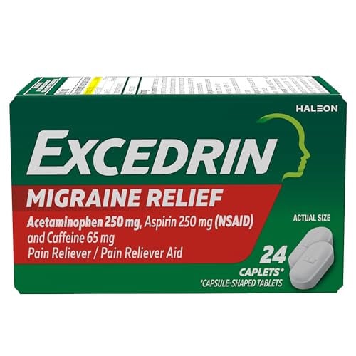 Excedrin Migraine Relief Caplets 24-Count Deal