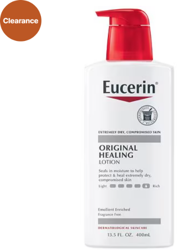 Eucerin Original Healing Lotion Pump Bottle, 13.5 fl oz