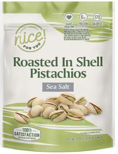 Wags Brand Pistachios Nuts 16oz