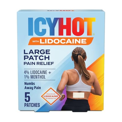 Icy Hot Lidocaine Pain Relief Patches 5-Count