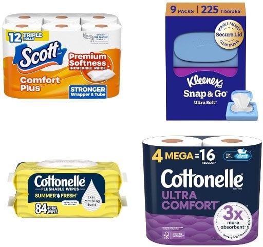 Kimberly Clark Paper Products $20 Purchase Deal