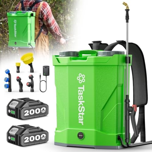 Taskstar Battery Powered Backpack Sprayer 4 Gallon Deal