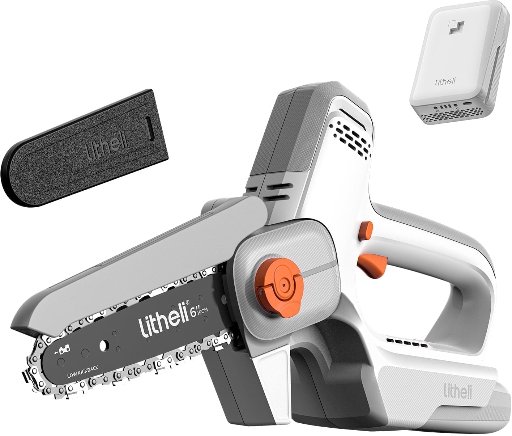 Litheli 20V 6" Portable Electric Cordless Mini Chainsaw with 2.5Ah Battery