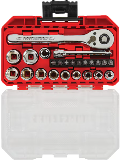 CRAFTSMAN VERSASTACK 24-Piece Metric Mechanics Tool Set Deal