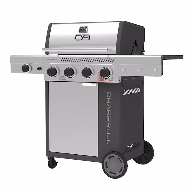 Charbroil Flavormax Performance Series Gray 4-Burner Liquid Propane Gas Grill 1-Side Burner Deal